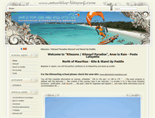 Tablet Screenshot of mauritius-kitesurf.com
